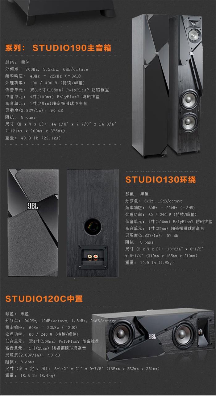 JBL studio 190套装(图8)